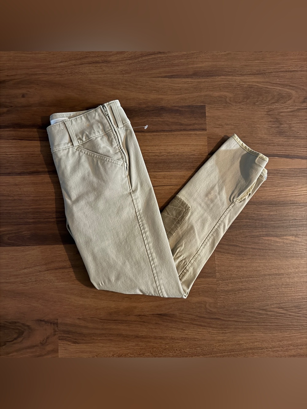 Child’s Size 12R Tan Tailored Sportsman Knee Patch Horseback Riding Breeches